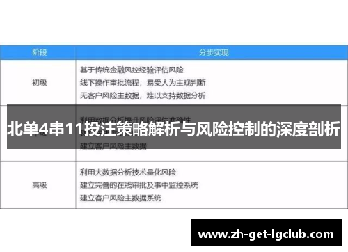 北单4串11投注策略解析与风险控制的深度剖析