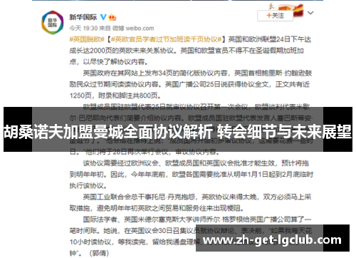 胡桑诺夫加盟曼城全面协议解析 转会细节与未来展望